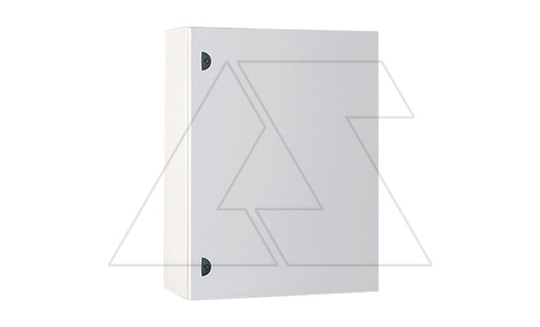 Щит моноблочный 600x400x200мм (ВxШxГ) с монтажной панелью, RAL7035, IP66