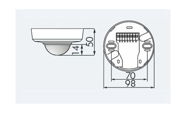 Датчик присутствия B.E.G. PD2-M-2C-11-48V-3A-SM