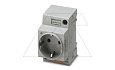 Розетка EO-CF/PT/LED с индикатором, push-in зажимы, монтаж DIN-рейка / прямой, 16A, 250VAC, серая от интернет-магазина amperkin.by Розетка EO-CF/PT/LED с индикатором, push-in зажимы, монтаж DIN-рейка / прямой, 16A, 250VAC, серая от интернет-магазина amperkin.by