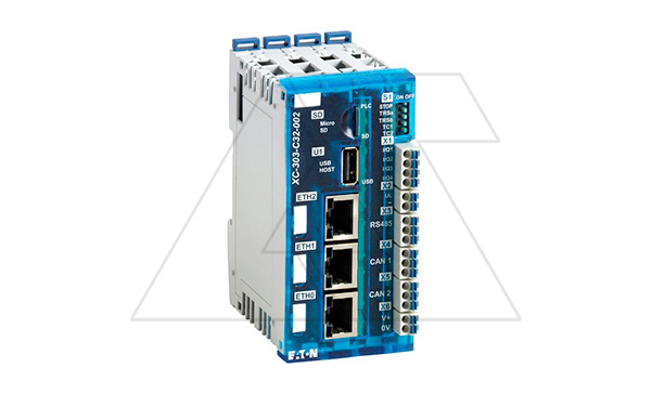 Программируемый логический контроллер XC-303-C32-002, 24VDC, 4DI, DO, Ethernet, RS232, RS485, USB, CAN, microSD