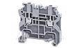 Клемма проходная CY2.5 /5x50mm, винтовая, 2 присоед., 2,5(max 4)mm2, 24A, 1000V, серая от интернет-магазина amperkin.by Клемма проходная CY2.5 /5x50mm, винтовая, 2 присоед., 2,5(max 4)mm2, 24A, 1000V, серая от интернет-магазина amperkin.by