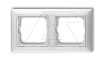 Basic 55 - Рамка на 2 поста (белый, блистер) от интернет-магазина amperkin.by