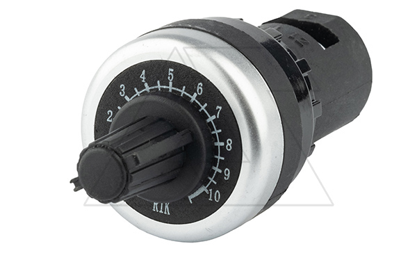 Потенциометр AD116-22PM, 10kΩ, 22mm, IP64
