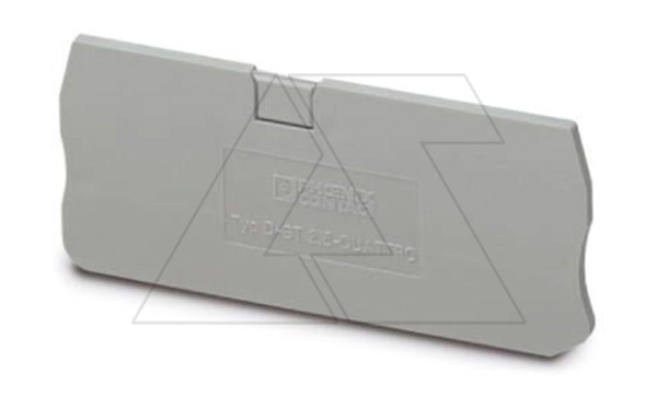 Крышка концевая D-ST 2,5-QUATTRO /2,2mm, для пружинных клемм ST 2,5-QUATTRO, серая Крышка концевая D-ST 2,5-QUATTRO /2,2mm, для пружинных клемм ST 2,5-QUATTRO, серая