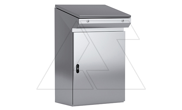 Пульт управления моноблочный 1000x800x400мм (ВxШxГ) из нерж. стали с монт. панелью, IP55