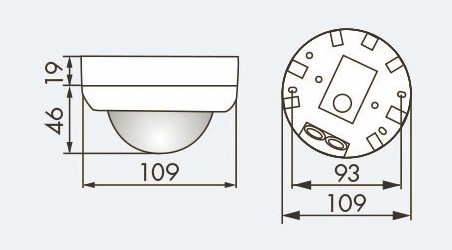 Датчик движения B.E.G. PD4N-1C-C-SM