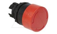 Osmoz - Конопка с грибковидной головкой возврат-поворот-экстр.отключение M22, IP66, D32 красный