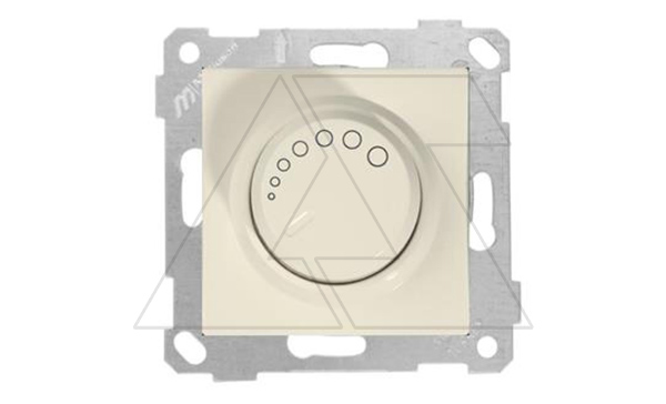 Rita - Светорегулятор (RL) с подсветкой, поворотный, 600 Вт, сл.кость