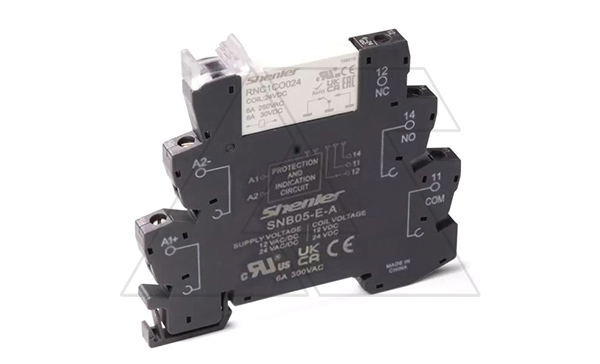 Реле интерфейсное RNC1CO024 с колодкой SNB05-E-A, винтовой зажим, 1CO, 6A(250VAC), 24VAC/DC, LED, W=6.2mm Реле интерфейсное RNC1CO024 с колодкой SNB05-E-A, винтовой зажим, 1CO, 6A(250VAC), 24VAC/DC, LED, W=6.2mm