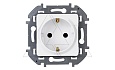 Inspiria - Розетка 2P+E нем. стд. (белый) от интернет-магазина amperkin.by