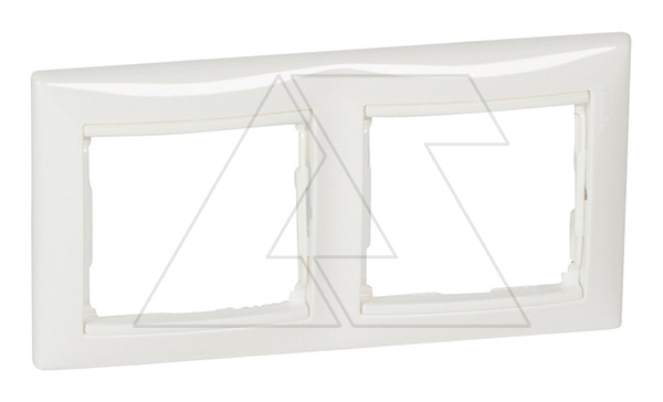 Valena - Рамка 2 поста верт/гориз, белая