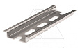 DIN-рейка перфорированная TH35(TS35), 35x7.5x1mm, перф. 18x6.3 - 25mm, L=2m, сталь хол. оцинк. 8µm от интернет-магазина amperkin.by