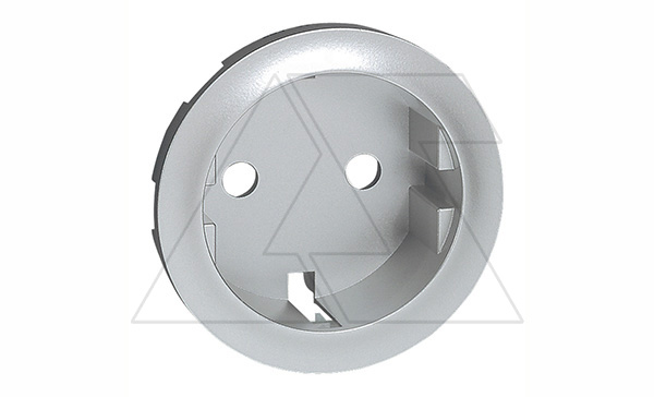 Celiane - Лицевая панель для розетки 2P+E, титан (для механизма 67153 и 67161)