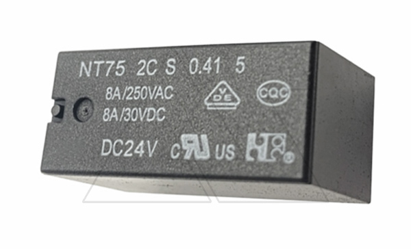 Реле NT75 2C S 0.41 5 8 DC24V, 8А(277VAC/30VDC), 2CO, AgSnO2, 24VDC, растр 5mm, IP67 Реле NT75 2C S 0.41 5 8 DC24V, 8А(277VAC/30VDC), 2CO, AgSnO2, 24VDC, растр 5mm, IP67