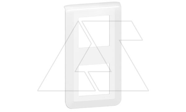 Mosaic - Рамка 2х2М, вертикальная, белый (суппорт 80252 или 2х80251)