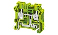 Клемма защитного проводника CYG6 /8x50mm, винтовая, 2 присоед., 6(max 10)mm2, желто-зеленая от интернет-магазина amperkin.by Клемма защитного проводника CYG6 /8x50mm, винтовая, 2 присоед., 6(max 10)mm2, желто-зеленая от интернет-магазина amperkin.by