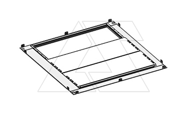 Дно щита NEO 800x400мм (ШxГ), RAL7035, IP55 Дно щита NEO 800x400мм (ШxГ), RAL7035, IP55
