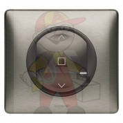 Netatmo-Celiane-Умный беспроводной выключатель рольставней, графит. Рамка вольфрам от интернет-магазина amperkin.by
