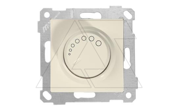 Rita - Светорегулятор (RL) с подсветкой, поворотный, 1000 Вт, сл.кость