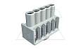 Клемная колодка KL-T 01-04 для коробок Т25, Т40, 5х1...4мм², 400V, серый, полиамид от интернет-магазина amperkin.by Клемная колодка KL-T 01-04 для коробок Т25, Т40, 5х1...4мм², 400V, серый, полиамид от интернет-магазина amperkin.by