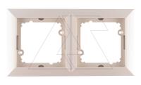 OPAL - Рамка 2 поста, бежевый