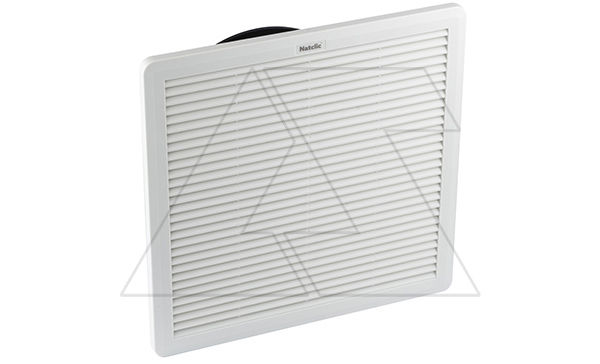 Вентилятор с фильтром SFF сдвижной 72Вт, 700м3/ч, 230VAC, габариты 320x320x170мм, вырез 291x291мм, IP54, RAL7035