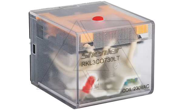 Реле RKL3CO730LT, 3CO, 10A(250VAC/30VDC), 230VAC, мех. индикация, тест-кнопка с блокировкой, LED Реле RKL3CO730LT, 3CO, 10A(250VAC/30VDC), 230VAC, мех. индикация, тест-кнопка с блокировкой, LED