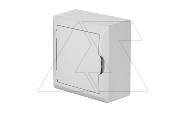 Щит навесной ECO BOX 1x6M, N/PE 2x 2x16+3x10mm2, белая пласт. дверь, белый RAL9003, 198x192x96mm, IP40 (стикерованный)