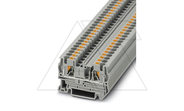 Клемма проходная PT 4 /6,2mm, push-in, 2 присоед., 4(max 6)mm2, 32A, 800V, серая Клемма проходная PT 4 /6,2mm, push-in, 2 присоед., 4(max 6)mm2, 32A, 800V, серая