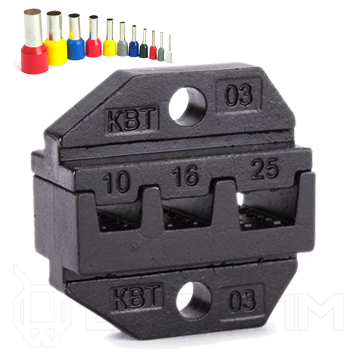 Матрица МПК-03 для обжима втулочных наконечников сечением 10-25 мм (КВТ)