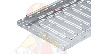 Лоток RKSM 640 FS кабельный перфорированный, безболт. соединение, 60Х400Х3000мм (ВхШхД), конв. оцинк. от интернет-магазина amperkin.by