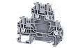 Клемма двухъярусная CYDL2.5 /5x70,5mm, винтовая, 4 присоед., 2,5(max 4)mm2, 24A, 500V, серая от интернет-магазина amperkin.by Клемма двухъярусная CYDL2.5 /5x70,5mm, винтовая, 4 присоед., 2,5(max 4)mm2, 24A, 500V, серая от интернет-магазина amperkin.by