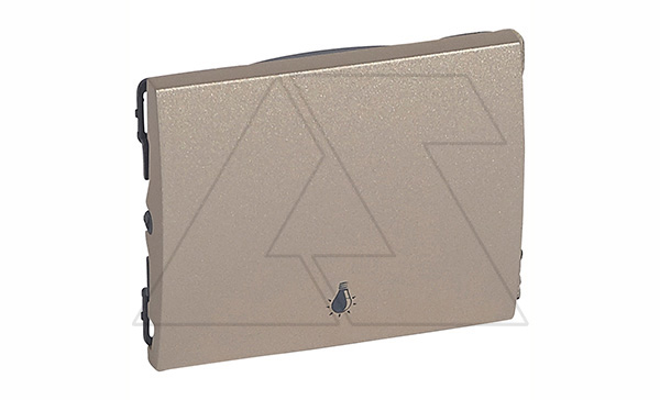 Galea Life - Клавиша для выключателя с пиктограммой лампы, Titanium