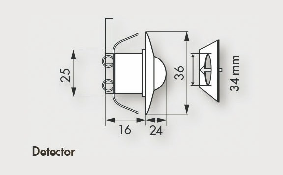 Датчик присутствия B.E.G. PD9-M-DALI/DSI-FC от интернет-магазина amperkin.by