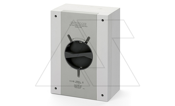 Выключатель нагрузки, 3P, 125A (125A AC23A 415V), 690VAC, габ. Y5, черная блок. рукоятка, в пластм. корпусе IP66/IP69, ISOLATORS