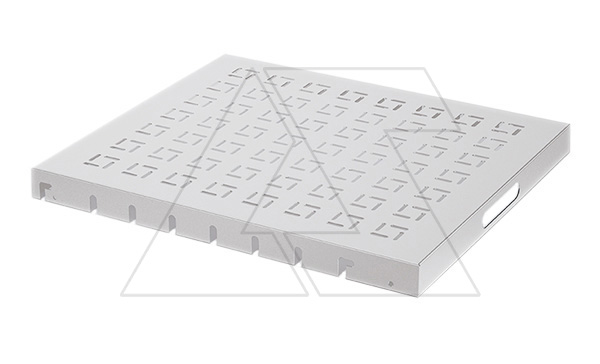 Полка для 19” щита, стационарная Г=665мм, для щита Г=800мм, нагр. 70кг, RAL7035