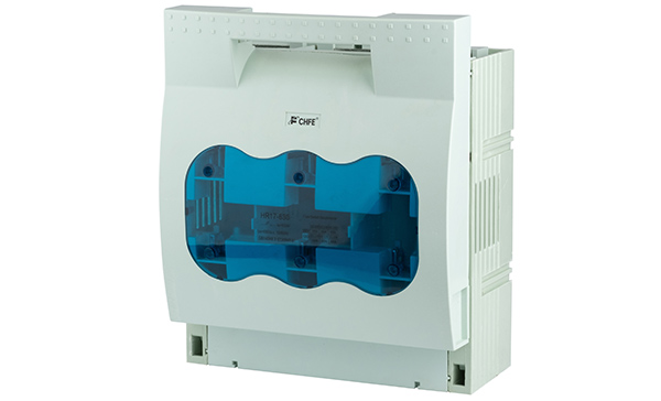 Держатель-разъединитель вставок плавких HR17-630-3, горизонтальный, 3P, 630A, 690VAC, накладной монтаж, для NH3