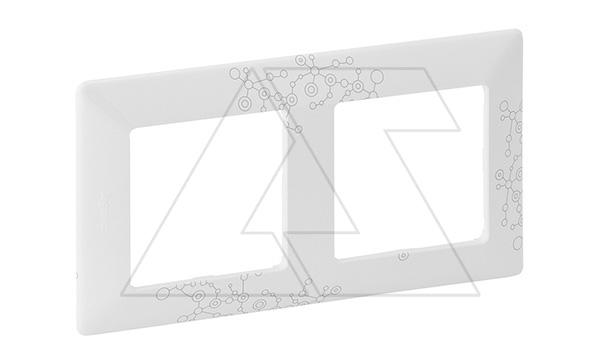 Valena Life - Рамка 2 поста верт/гориз, эл грэй