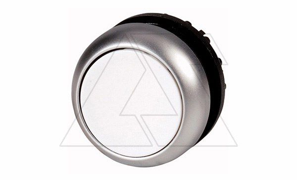 Кнопка белая Titan M22-DR-W, фиксация, IP67