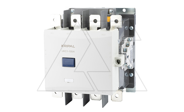 Контактор UKC1-100/4-22-230AC, 4P, 105A(AC-3), 150A(AC-1), 55kW(400VAC), Uк=220-240VAC, 2NO+2NC