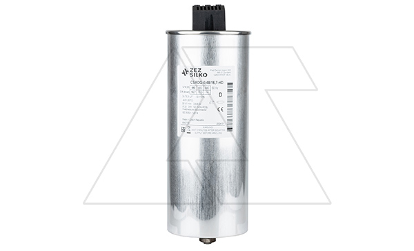 Конденсатор CSADG-0,48/16,7-HD, трехфазный, 16,7kVAr(480VAC), 14kVAr(440VAC), MKP заполненный газом, клеммник S=16mm², тяжелый режим, IP20