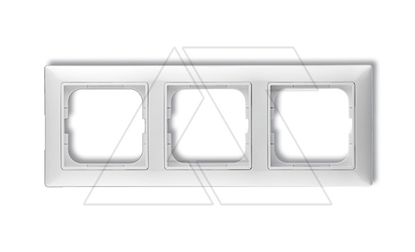 Basic 55 - Рамка на 3 поста (белый)