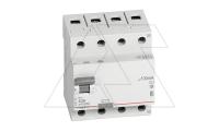 УЗО Legrand RX3, электромеханическое, 4P, 63A, 10kA, 100mA, тип AC, 4M УЗО Legrand RX3, электромеханическое, 4P, 63A, 10kA, 100mA, тип AC, 4M