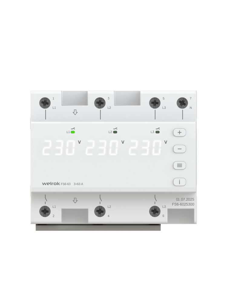 Переключатель фаз Welrok FS6-63