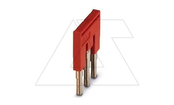 Перемычка FBS 3-6 на 3 полюса, для клемм 6,2mm, 32A, красная Перемычка FBS 3-6 на 3 полюса, для клемм 6,2mm, 32A, красная