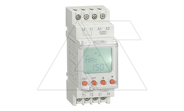 Реле контроля температуры RD-RTS130, 1NO+1NO(Alarm), 16A/2A(Alarm)(250VAC), 24_240VAC/DC, -25_+130°C, с датчиком RT801 IP65, LCD, 2M Реле контроля температуры RD-RTS130, 1NO+1NO(Alarm), 16A/2A(Alarm)(250VAC), 24_240VAC/DC, -25_+130°C, с датчиком RT801 IP65, LCD, 2M