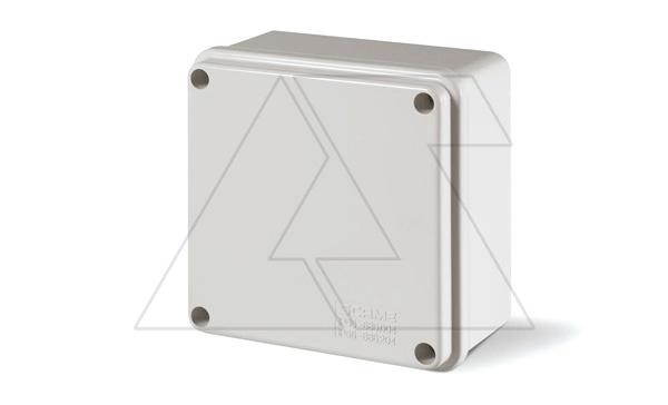 Коробка распред., 100x100x50mm, без вводов, IK08, GW 650°C, IP56, серия SCABOX Коробка распред., 100x100x50mm, без вводов, IK08, GW 650°C, IP56, серия SCABOX