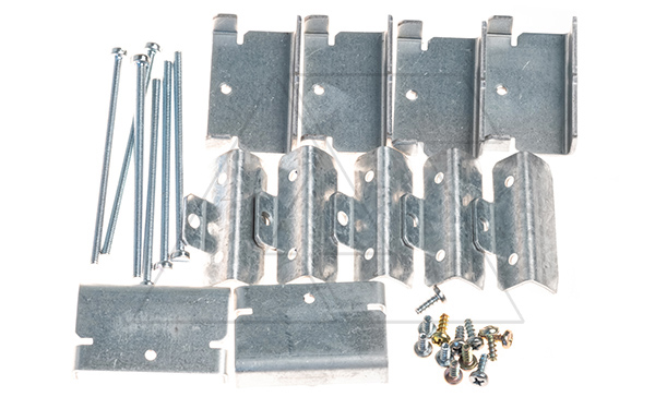 Уголки для крепления в нишу пустотелой перегородки, 4шт. в комплекте