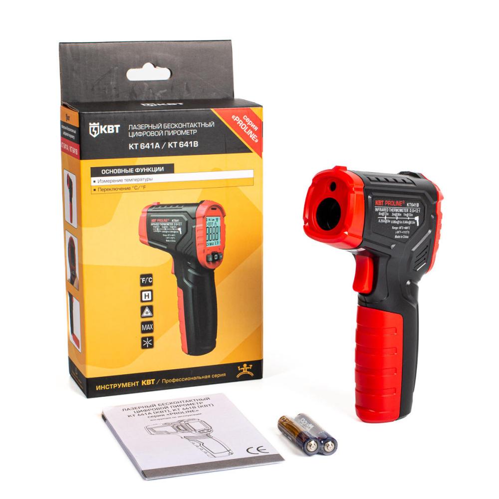 Пирометр бесконтактный цифровой KT 641B "PROLINE" (КВТ)