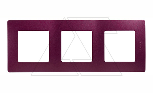 Etika - Рамка 3 поста (сливовый)